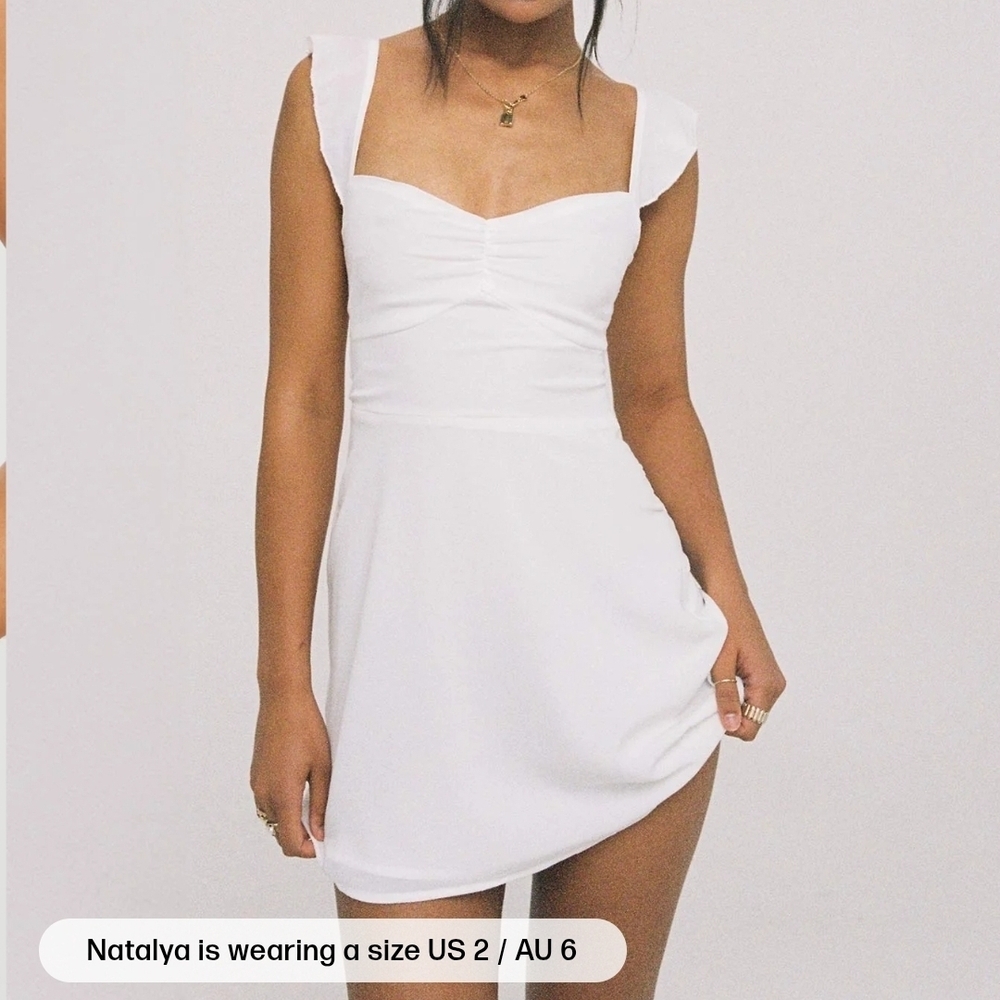 Princess Polly White Mini Dress